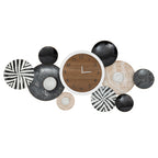 Large Luxury Silent Wall Clocks Aesthetic Art Mural Wall Watch Horloge, Decorative Non-Ticking Wall Clock for Living Room Conference Room