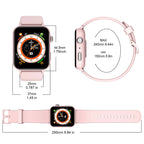 1.85‘’ HD Screen Smartwatch Health Monitoring 100+ Sport Modes Fitness Tracking Bluetooth Smart Watches for Men Women Gifts