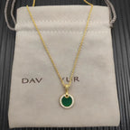2025 New High-Quality Christmas Elegant and Simple Gold-Plated Round Bracelets and Necklaces Set - Valentine's Day Gift