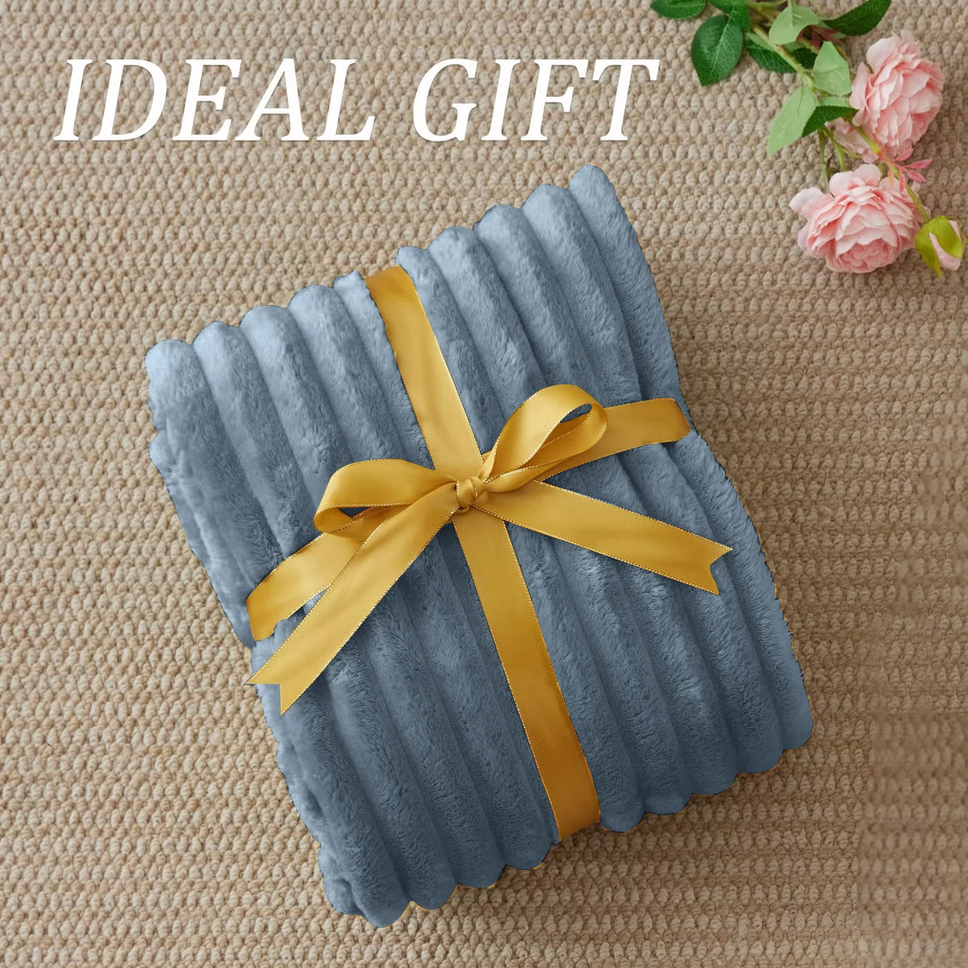Bohemian Fuzzy Blanket Suitable for - Cozy Throw - Super Soft Thick Bedspread with Warm Multicolor Geometric Patterns, Machine Washable Bedding for Couch, Bed, Dorm - Thick Warm Suitable for Home Gift for &
