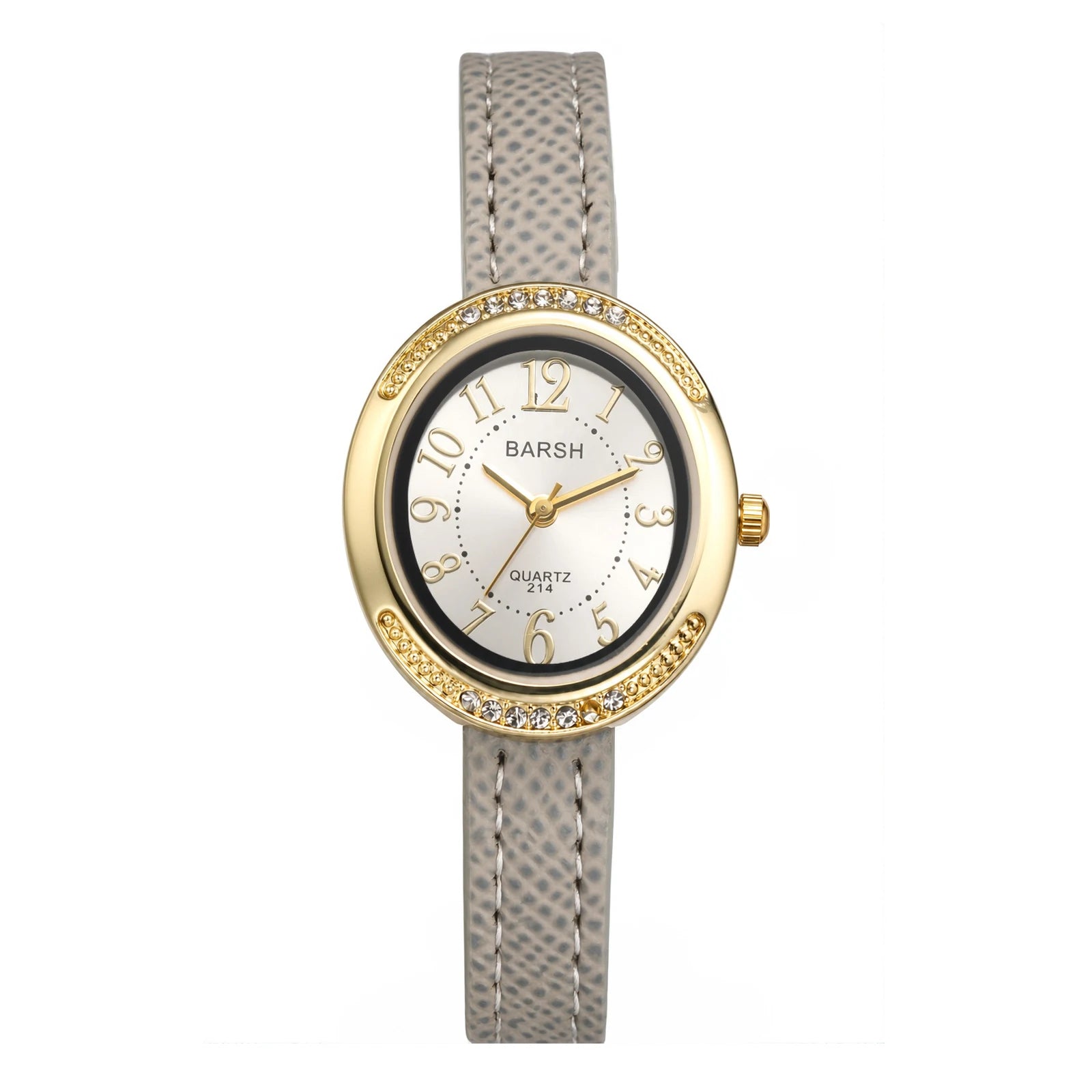 Women's Small Dainty Oval Watch Rhinestone Crystal Studded Bezel PU Leather Band Strap Analog Quartz Wristwatch Arabic Numeral Black Red Dial Vintage Luxury Fashion Mini Cute Ladies Elegant Gift Birthday Christmas All Seasons