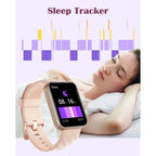 Smart Watches for Men and Women - HD Screen, Fitness Tracker, Waterproof, Compatible with iOS/Android