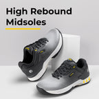 FitVille wide men's golf shoes non-slip wear-resistant comfortable pickleball sports shoes suitable for swollen feet relieve toe