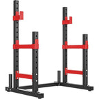 Max Load 660lbs: Versatile Squat Stand, Bench Press Rack, and Heavy Duty Bar Holder for Home Gym Strength Training