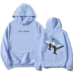 JOHN SUMMIT CTRL ESCAPE Hoodies Fashion Singer Design Graphic Print Pullovers Women Men Clothing Casual Fleece Hooded Sweatshirt