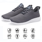 VAMJAM Men's Running Shoes Ultra Lightweight Breathable Walking Shoes Non Slip Athletic Fashion Sneakers Mesh Workout Casual Sp