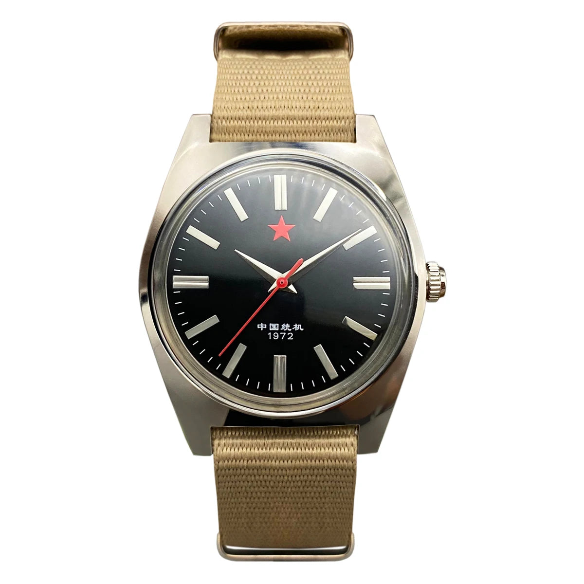 Men's Mechanical Watch Manual Mechanical Stainless Steel Case 7120 Movement Retro Men's Dress Watch Men's Gift