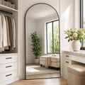 Arched Full Length Mirror 71"x26" - Floor Standing Body Mirror with Aluminum Frame,Leaning Hanging for Bedroom, Customized