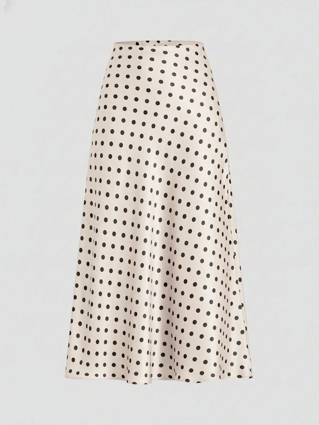 Firerie Women's Retro Elegant Polka Dot Print Vacation Style Skirt,Fall,Fall For Women,Winter For Women,Vacation