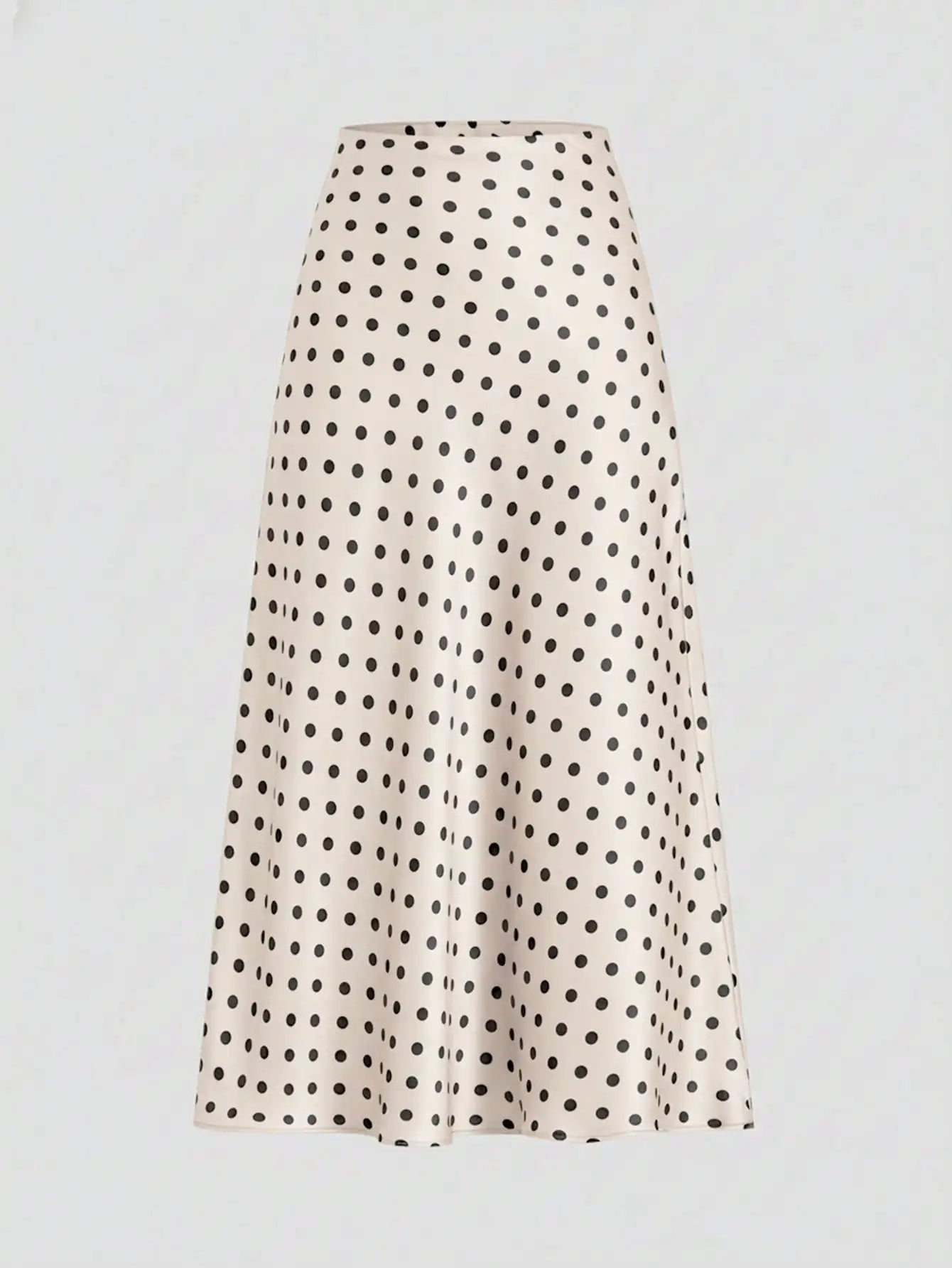 Firerie Women's Retro Elegant Polka Dot Print Vacation Style Skirt,Fall,Fall For Women,Winter For Women,Vacation