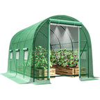 12ft x 6.6ft x 6.6ft Large Walk-in Greenhouse Kit with Watering System for Outdoor Gardening