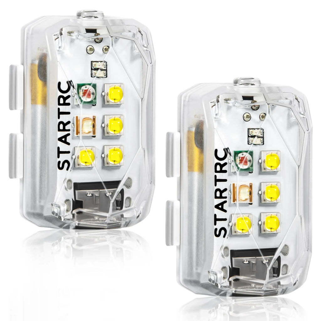 Drone Strobe Light, Rechargable Flash Led Lamplight for FAA DroneNight Flying, Fits for DJI Neo 2,Mini 5 Pro/ 4 Pro/3/4k, Avata 2,Air 3S and All RC Drones Accessory(2pc)