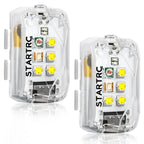 Drone Strobe Light, Rechargable Flash Led Lamplight for FAA DroneNight Flying, Fits for DJI Neo 2,Mini 5 Pro/ 4 Pro/3/4k, Avata 2,Air 3S and All RC Drones Accessory(2pc)