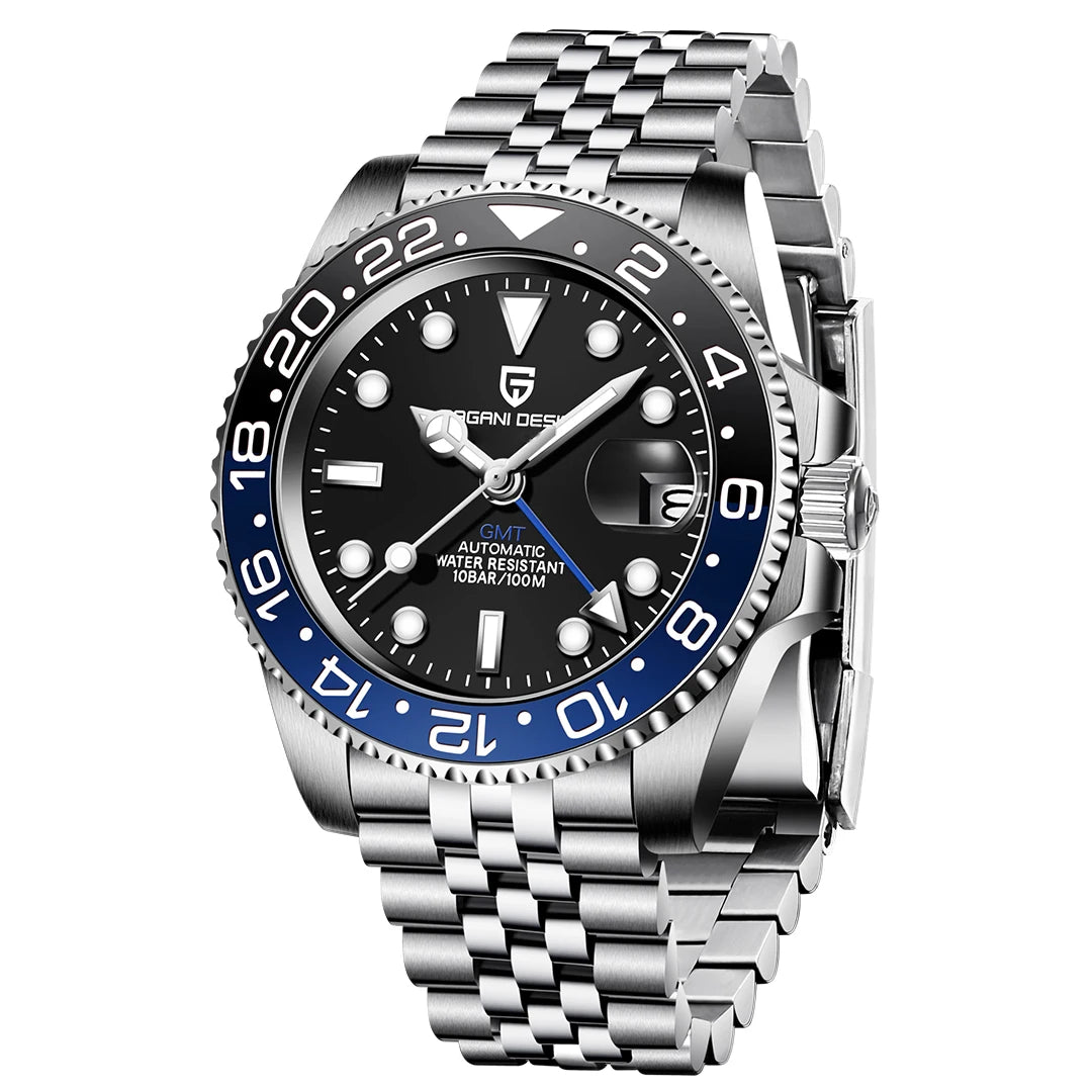 2026 PAGANI DESIGN New PD-1662 V5 Men Mechanical Watches Luxury Ceramic Bezel Automatic Watch 100M Waterproof GMT Watch for Men