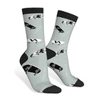 AOYEGO Funny Socks Health Curve Novelty Casual Crew Socks Contrast Color Design for Women Men Gift