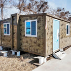 Customized Global Direct Sales 20Ft 30Ft Prefab Tiny Home Camping Modular Portable On Wheels Easy Installation Expandable Contai