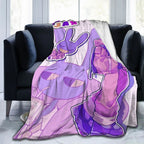 A-Amazing D-Digital Anime Circus Cozy Super Soft Flannel Blanket, Funny Game Theme Warm Throw Blanket For Living Room,Home Decor
