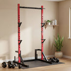 KERDOM Multifunction Power Rack with Pull up Bar, Heavy Capacity 360kg, Height Adjustable Squat Stand Rack for Home Gym Equipment, Power Tower Pull Up Dip Station Training Fitness Equipment for Home Outdoor Muscles Trainer, B