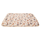 20x20cm Dog Blankets Paw Print Puppy Blanket Comfortable Soft Cat Blanket Plush Pet Blanket for Puppy Kitten