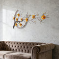 51-inch Detachable Wall Decoration,135 x 63 cm Metal Wall Decor, Large Metal Wall Art Decor For Living Room, Wall Art Decor