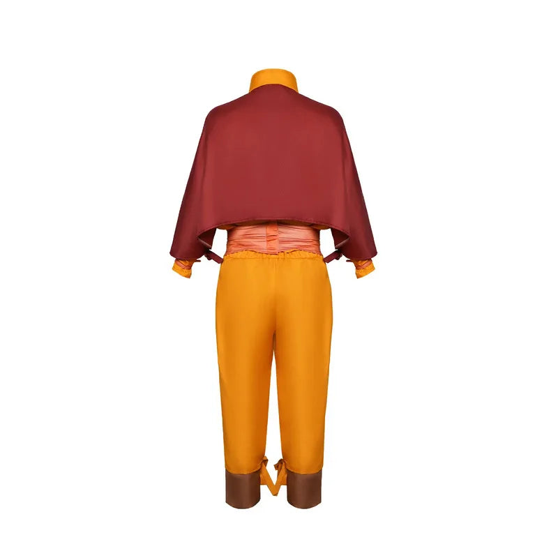 The Last Airbender Avatar Aang Cosplay Costume Jumpsuit Outfits Halloween Carnival Men Suit Clothes