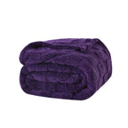 Fleece Throw Blanket 50"×60" for Couch Sofa Bed, Super Soft Cozy Plush Microfiber Flannel Blanket with 3D Checke Design Lightwe