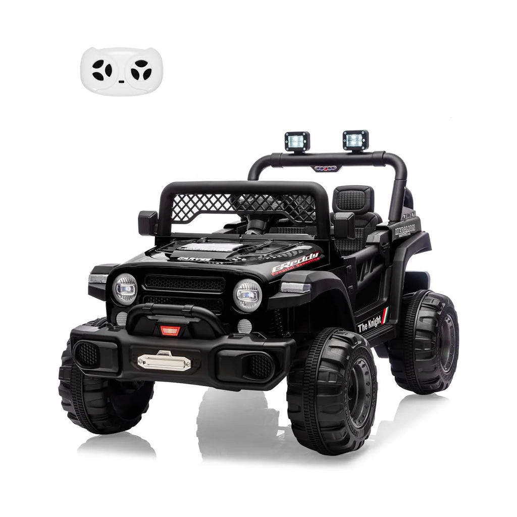 12V Kids Ride On Car,2 Seater Electric Toy Car for Toddlers and Children,with Remote Control, Battery-Powered,Music,Led Lights
