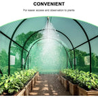 12ft x 6.6ft x 6.6ft Large Walk-in Greenhouse Kit with Watering System for Outdoor Gardening
