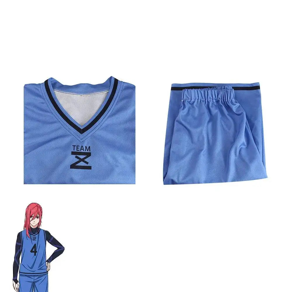 Blue Lock Cosplay Jersey No.11 Isagi Yoichi Bachira Meguru Chigiri Hyoma Kunigami Rensuke Football Uniform Costume