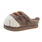3D Cat Paw Plush Slippers Warm Slip-on House Shoes Comfortable Fluffy Home Slippers Anti Slip Cute Paw Slippers for Men Women