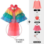 Halloween Children's Costume Cosplay Animal Parrot Performance Costume Kid Cloak Kindergarten Prom Animal Clothing
