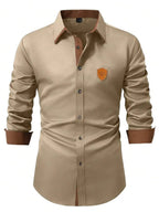 Mens Business Casual Long Sleeve Button Down Dress Shirt Formal