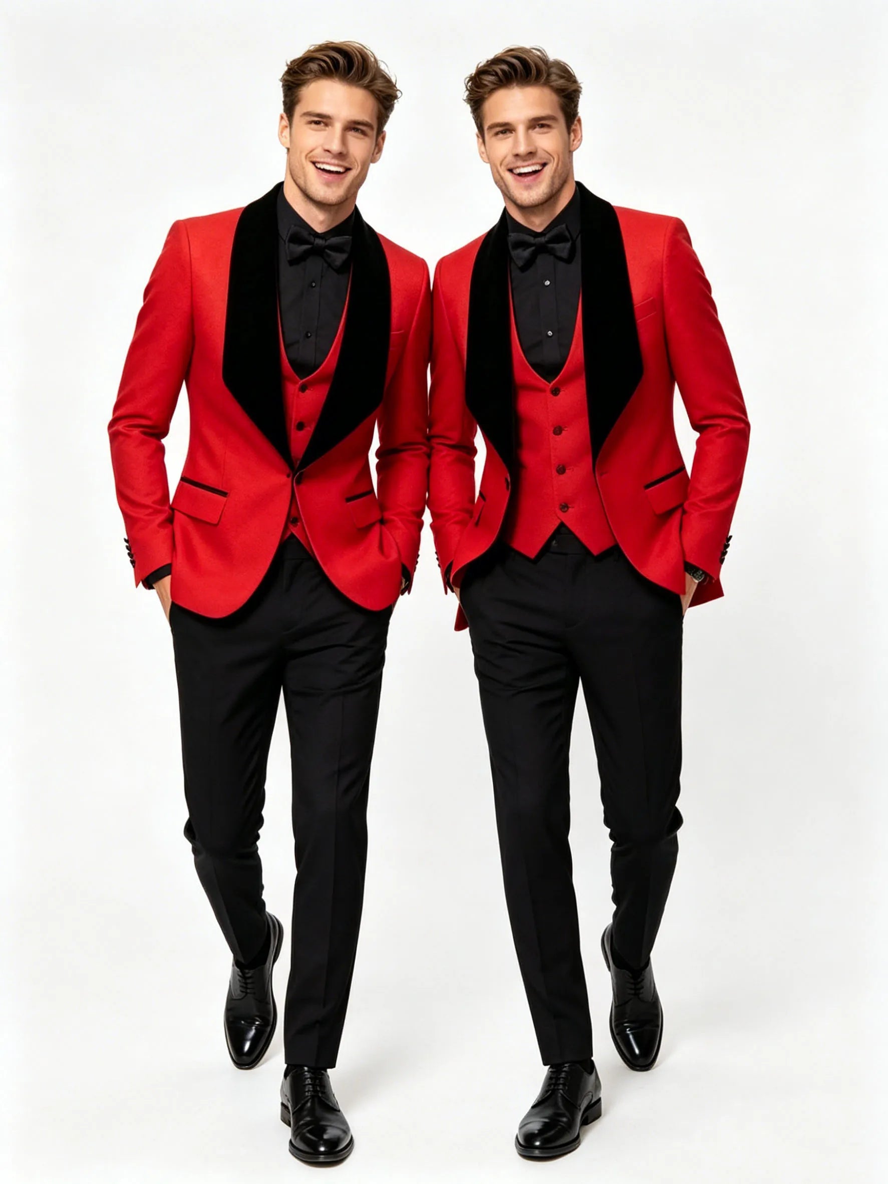 Men Suit 3 Piece Slim Fit Tuxedo for Men Paisley Suit Tux Shawl Lapel One Button Blazer Waistcoat Pant Set for Prom
