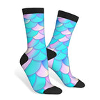 AOYEGO Funny Socks Health Curve Novelty Casual Crew Socks Contrast Color Design for Women Men Gift