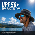 Spyder Breathable Cooling Boonie Sun Hat UPF 50+ Wide Brim Windproof Outdoor Bucket Hat for Men Fishing Hiking Safari Beach