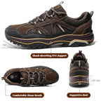 MIXIN Mens Hiking Shoes Lightweight Breathable Anti-Slip Low Top Sneakers for Walking Trekking Outdoor Shoes