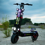 US Stock JL86 10000W Powerful Electrical Kick Scooter with 13inch Fat All-Terrain Tires 55MPH Electric Scooter