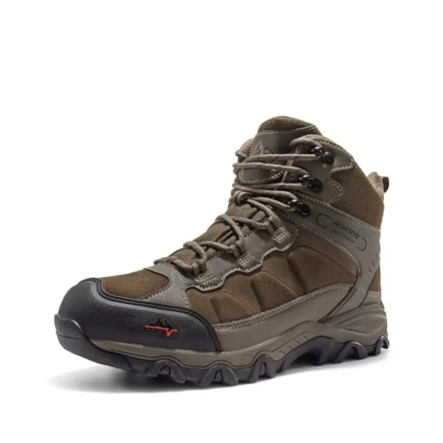 NORTIV 8 Men's Waterproof Hiking Boots Outdoor Mid Trekking Lightweight Mountaineering Shoes Paladin