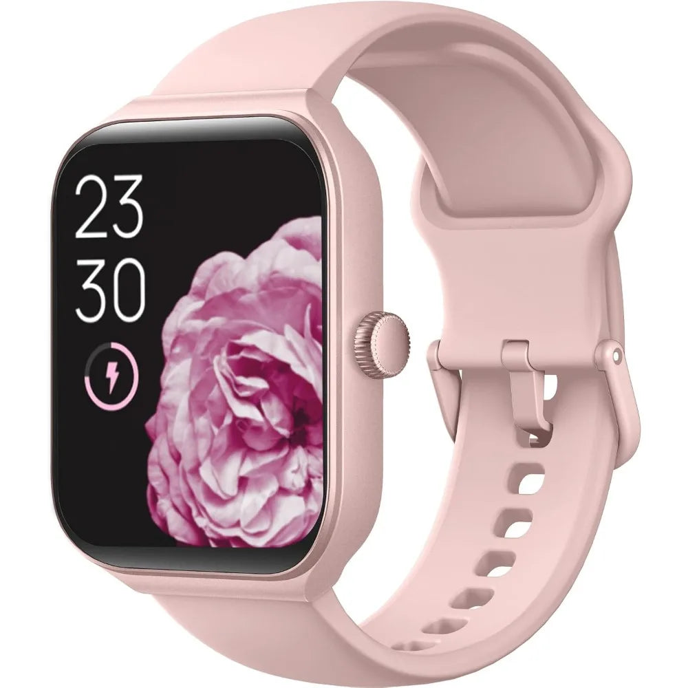 Smart Watch: Fitness Tracker, 1.95" Display, Call Handling, Waterproof, Heart Rate/Sleep/Sport Modes, Compatible With Android &