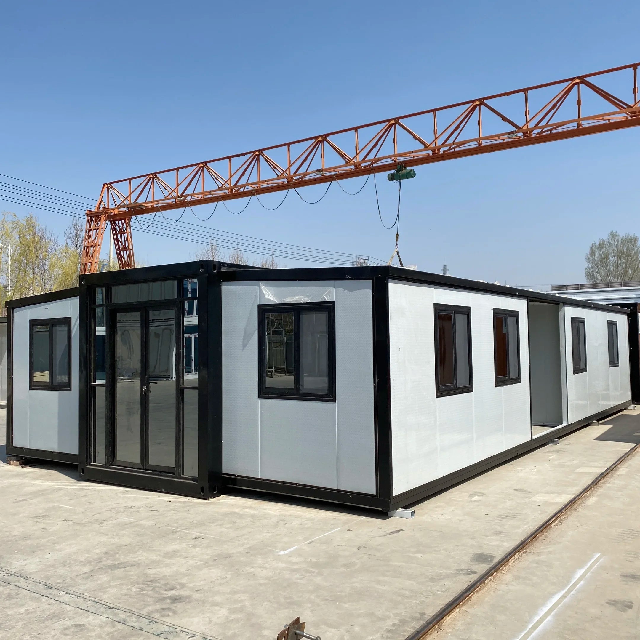 Expandable Container House Prefabricated Modular Home Tiny Living Cabin Portable Studio Glamping Pod Eco Tourism Resort Unit Hot