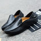 Men's Leather Casual loafers Shoes wedding Dress Shoes New Big Size  Moccasins Shoes Suede shoes High Quality zapatos