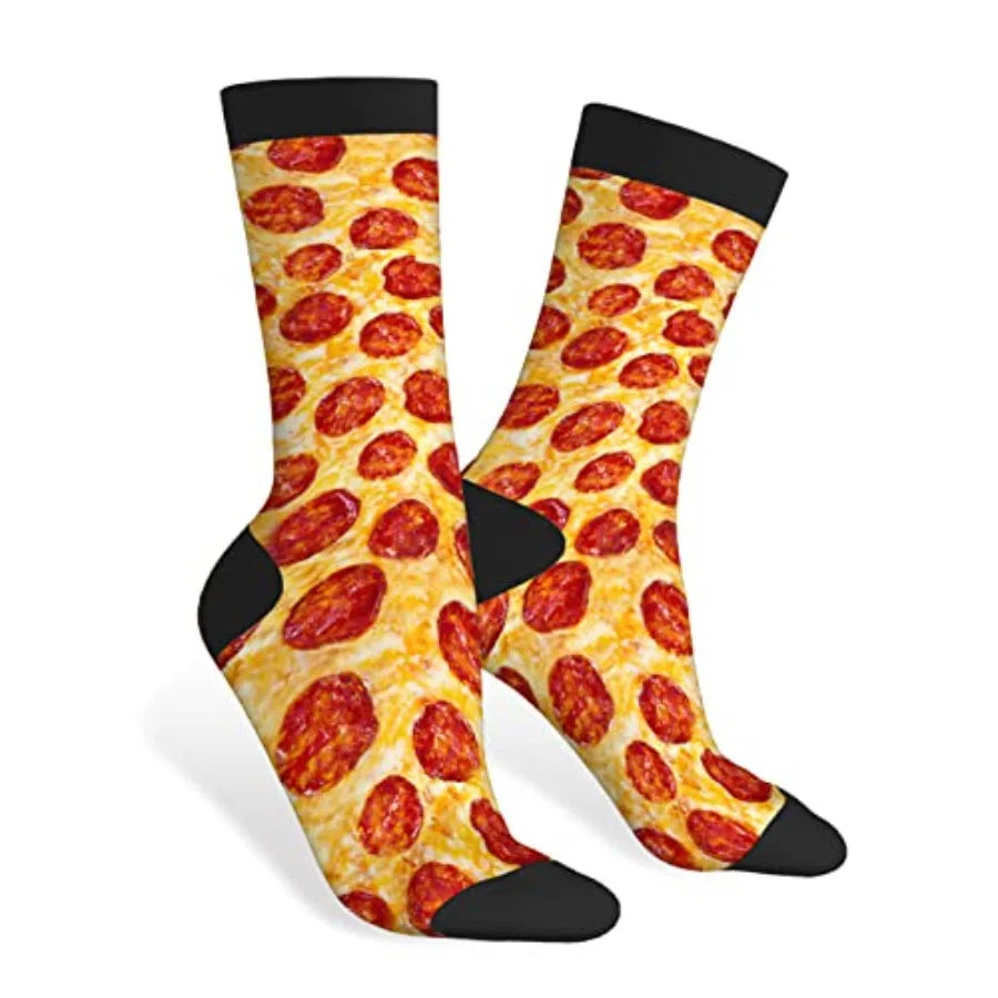 AOYEGO Funny Socks Health Curve Novelty Casual Crew Socks Contrast Color Design for Women Men Gift