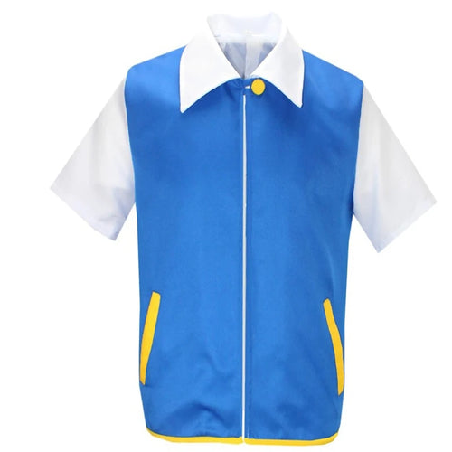Boys and girls dress up as pet Pok é mon cosplay sets Ash tops gloves hats balls Halloween trendy and cool costumes new