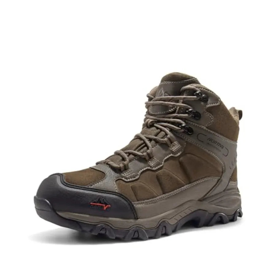 NORTIV 8 Men's Waterproof Hiking Boots Outdoor Mid Trekking Lightweight Mountaineering Shoes Paladin
