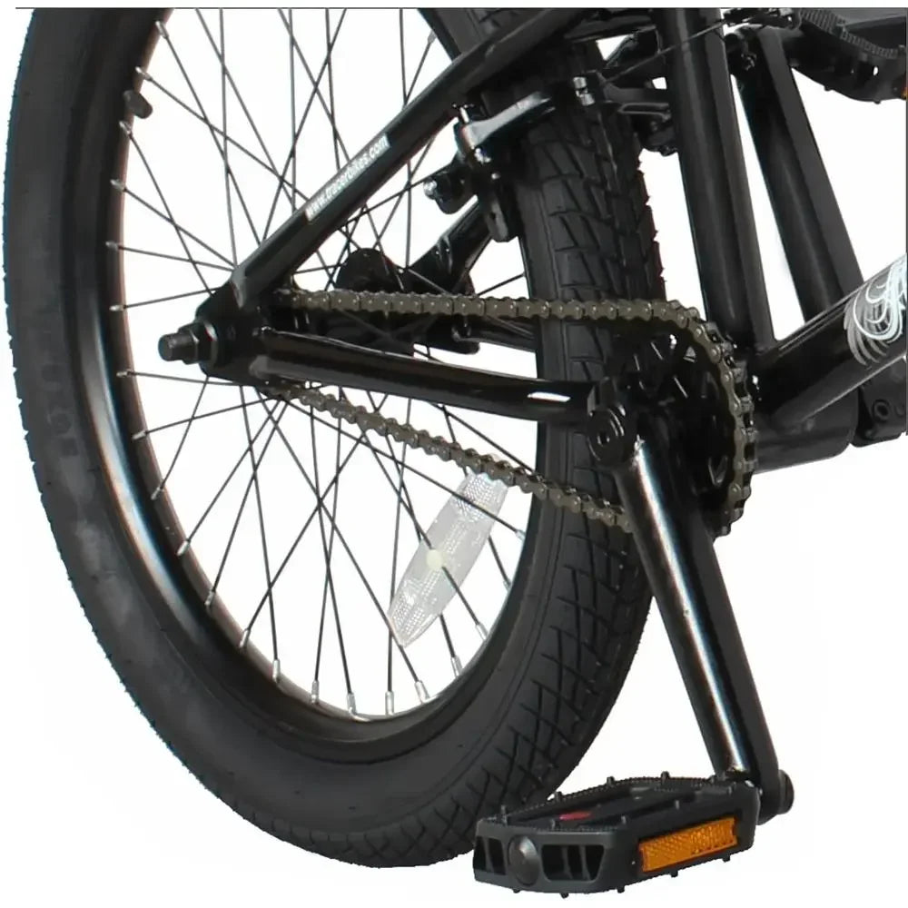 20-Inch BMX Bike for Kids: Entry to Intermediate Level, Unisex Design, Hi-Ten Steel Frame, U Brake, 2/3-Piece Crank Options