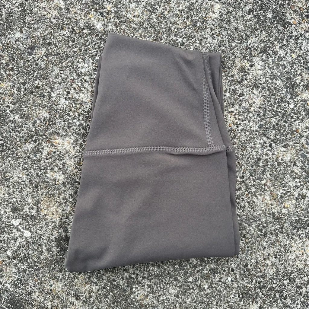 Solid Color High Waist Yoga Legging soft Women Sport Pant Tight Butter Athletic Gym Comprehensive Training Jog Back Waist Pocket