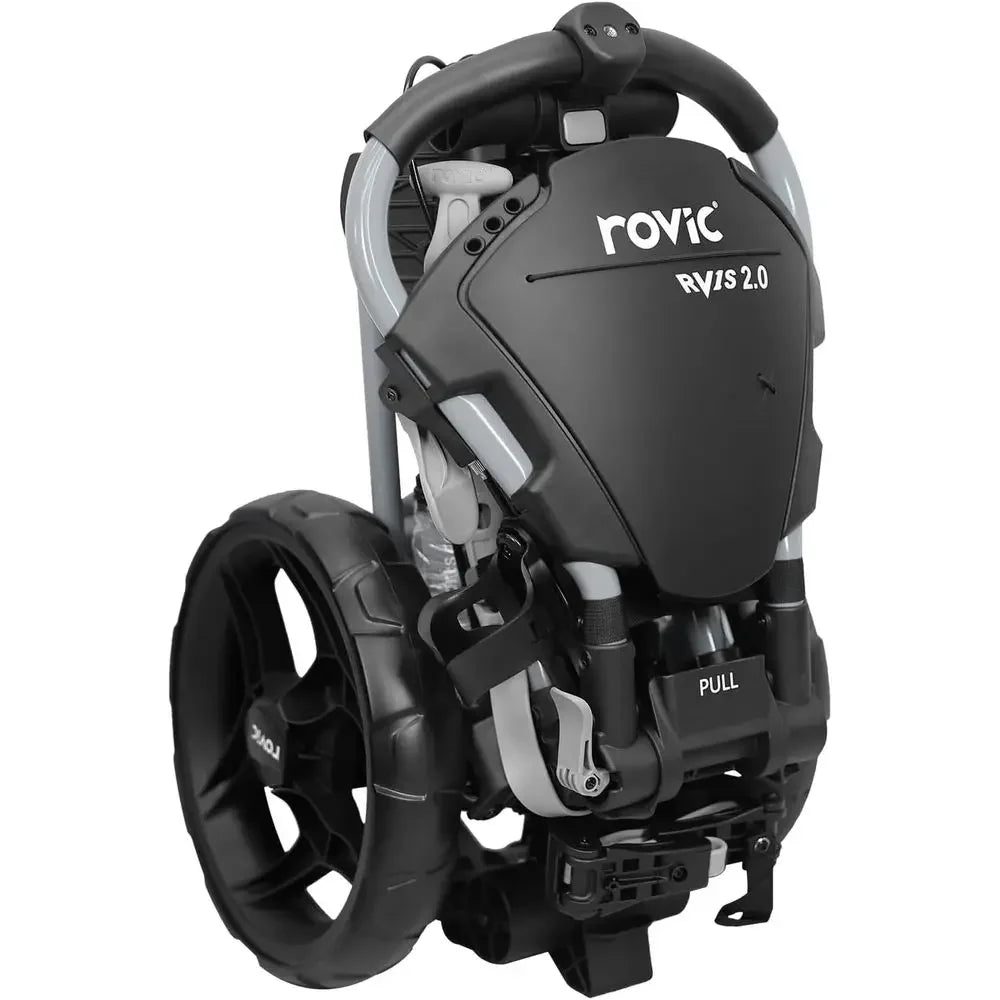 3-Wheel Swivel Front Golf Cart with 360-Degree Rotation and Foldable Design