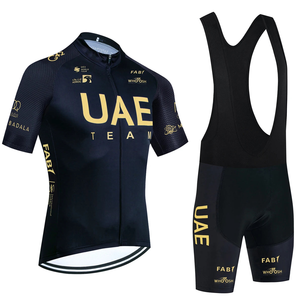 New Black UAE Cycling Maillot Jersey Shorts Men Women Ropa Ciclismo MTB Road Bicycle Jersey Riding Bike T-shirt Pants Clothing