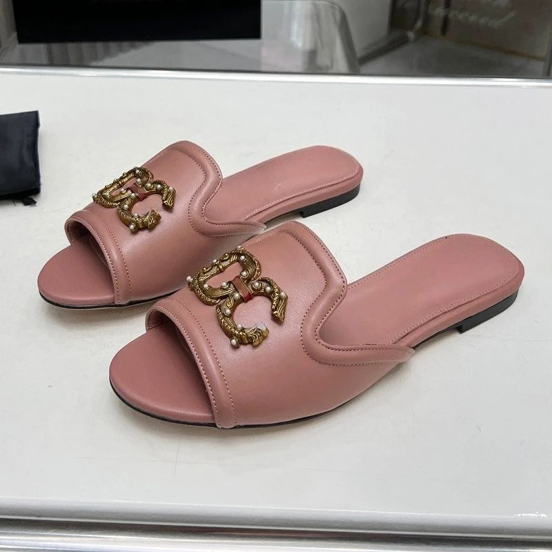 New Women Slippers Summer Fashion Platform Sandals Thick Sole Solid Color Slippers Party Party Women Beach Sandals Slides Women