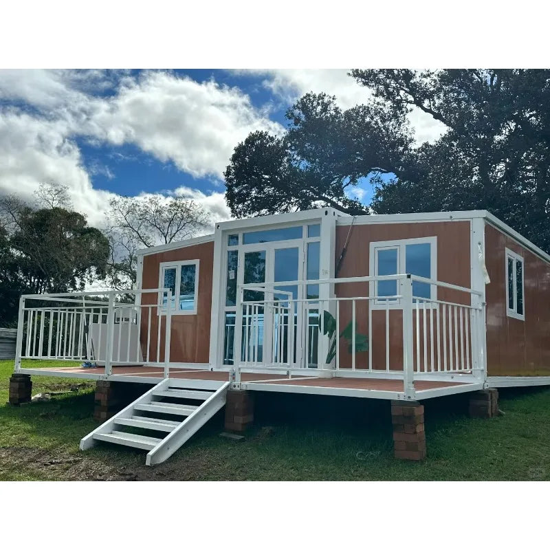 20Ft 40Ft Australia Mobile Prefabricated Tiny Luxury Villa 2 3 4 5 Bedroom Prefab Shipping Expandable Container House